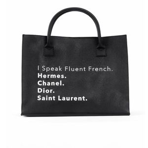 LA|TC Large Vegan Leather Tote NWT